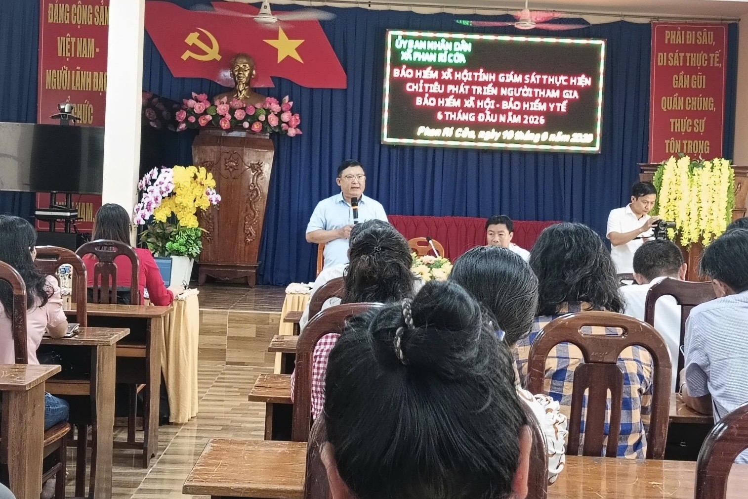 Bảo hiểm xã hội tỉnh Lâm Đồng giám sát chỉ tiêu phát triển người tham gia tại xã, phường