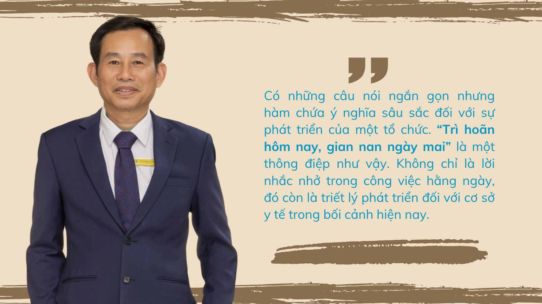 “Trì hoãn hôm nay, gian nan ngày mai”