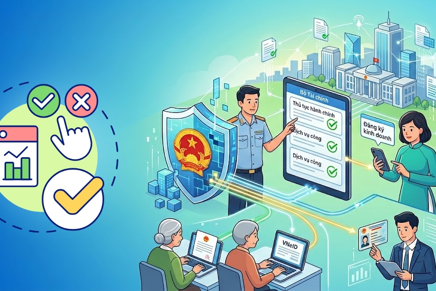Bộ Tài chính tiếp tục thực hiện hiệu quả các nhiệm vụ theo Đề án 06