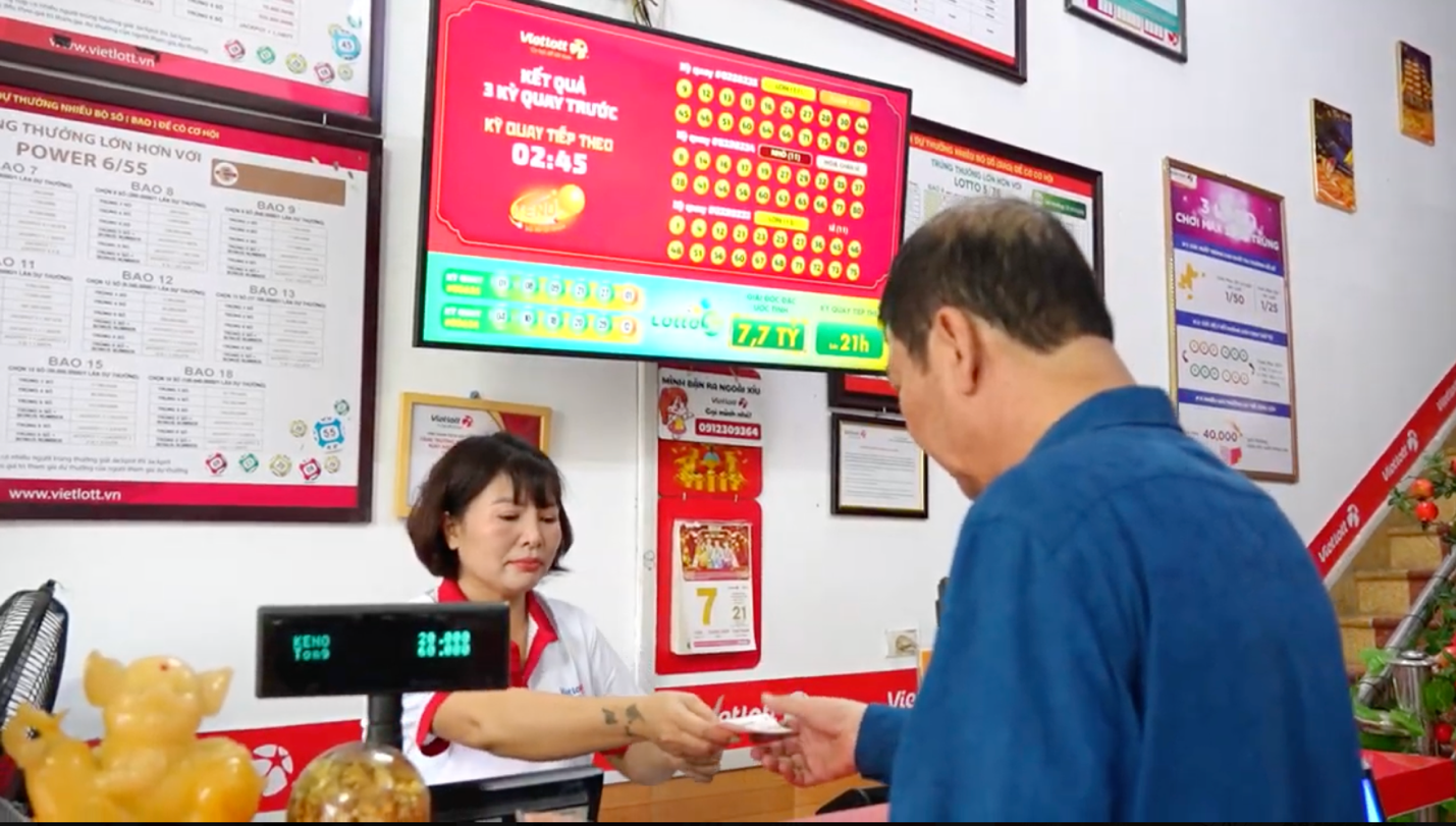 Chủ điểm tại Bắc Ninh: Vietlott ra mắt xổ số Lotto 5/35 giúp điểm bán có nhiều người chơi hơn