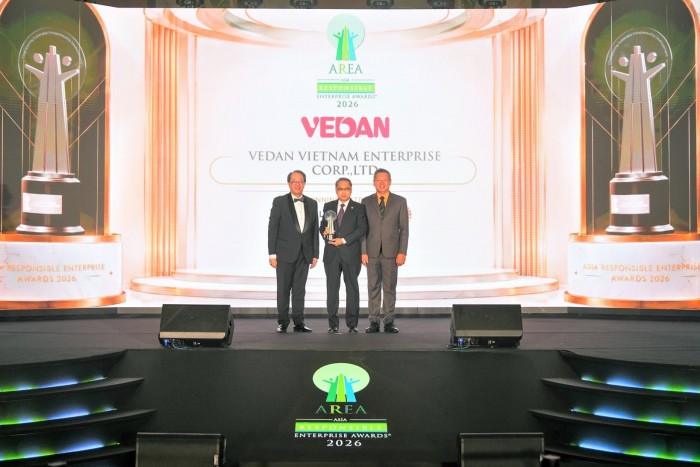 Vedan Việt Nam đạt giải thưởng Doanh nghiệp Trách nhiệm châu Á 2026