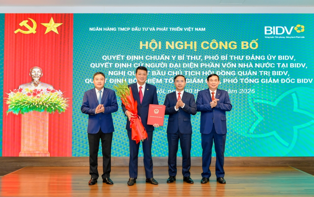BIDV kiện toàn ban lãnh đạo, bổ nhiệm Chủ tịch và Tổng giám đốc mới BIDV