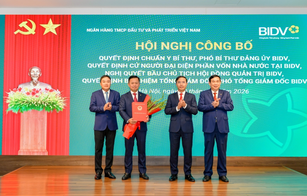 BIDV kiện toàn ban lãnh đạo, bổ nhiệm Chủ tịch và Tổng giám đốc mới BIDV