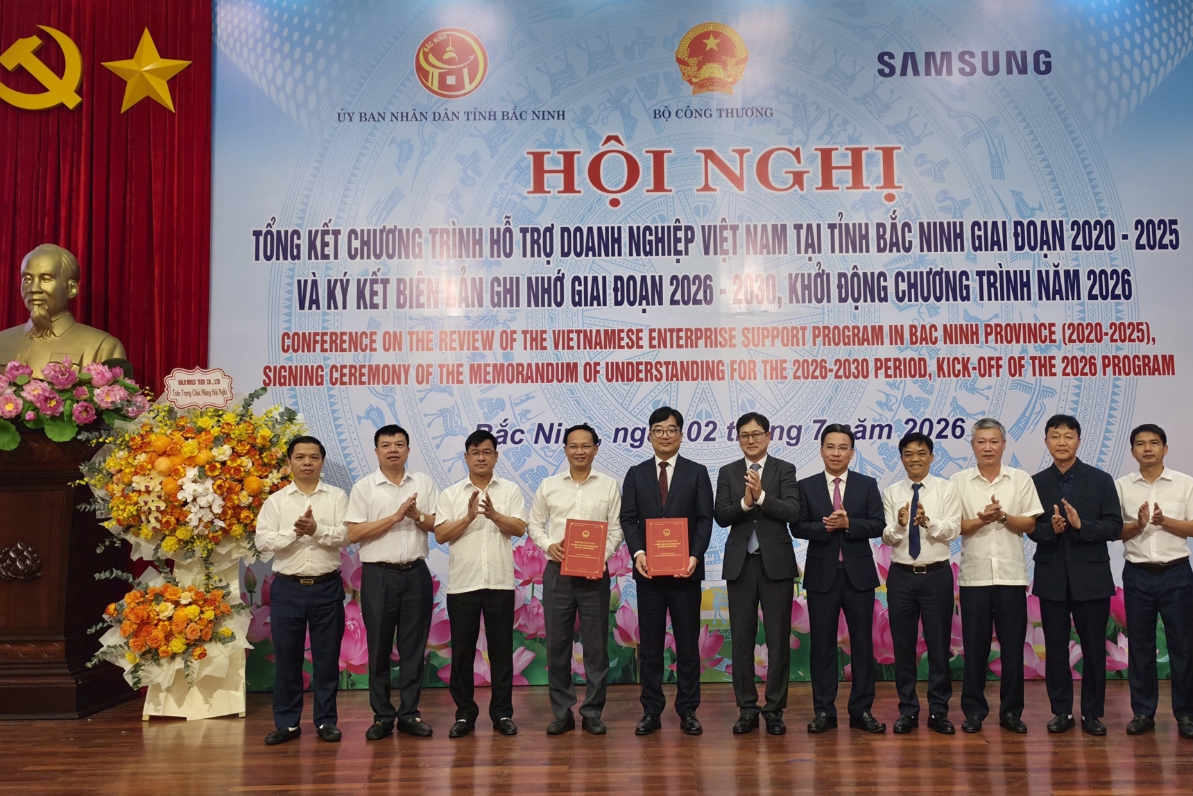 Bắc Ninh và Samsung Việt Nam ký hợp tác chiến lược giai đoạn 2026 - 2030
