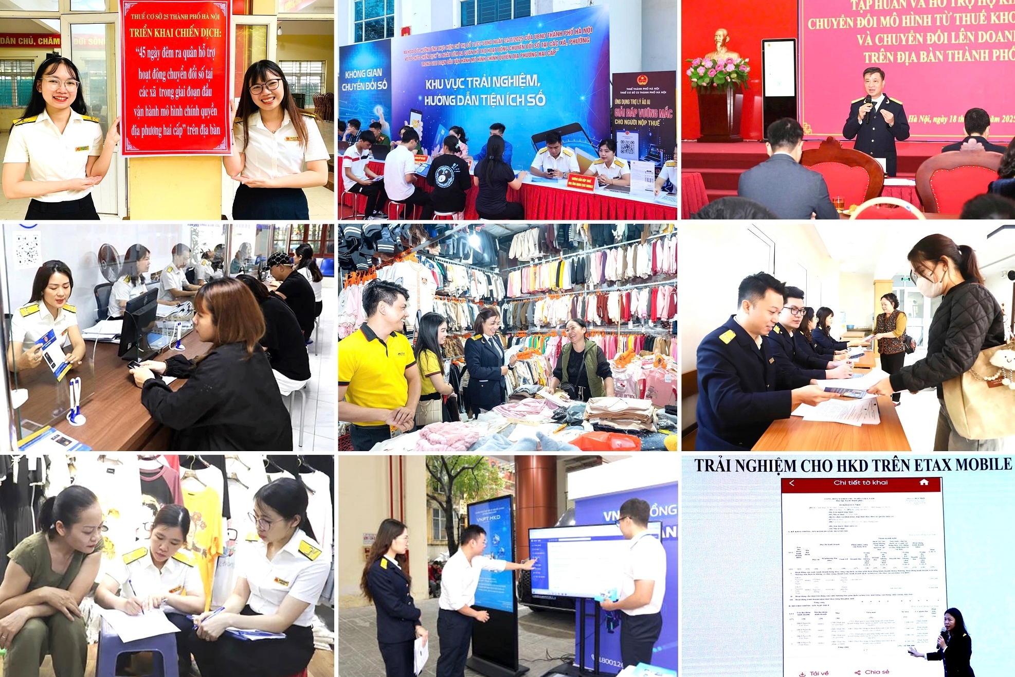 Thuế TP. Hà Nội: Chuyển đổi số toàn diện công tác quản lý thuế hộ kinh doanh