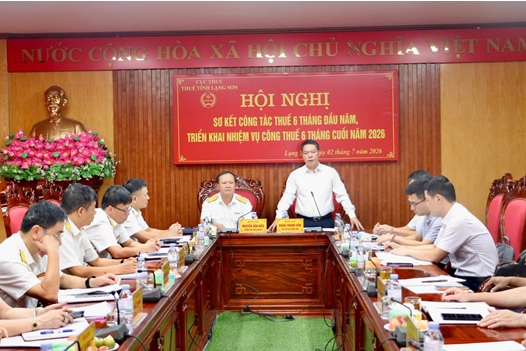 Thuế tỉnh Lạng Sơn: Thu nội địa 6 tháng đầu năm tăng bứt phá 48%