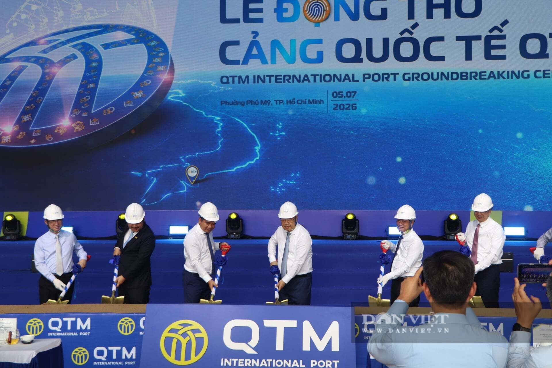 Động thổ Cảng Quốc tế QTM: Đặt nền móng cho hệ sinh thái logistics tích hợp