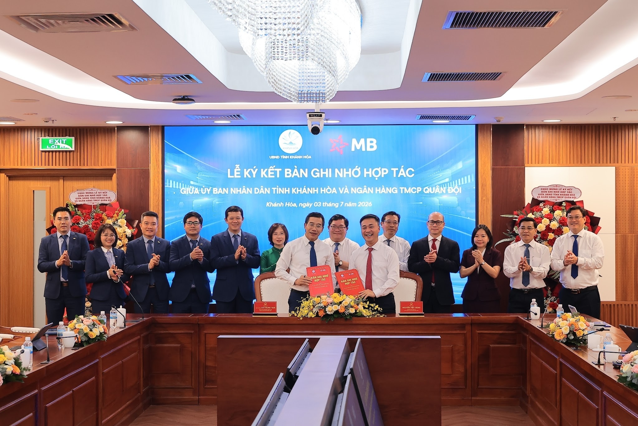 MB ký hợp tác chiến lược với Khánh Hòa về đầu tư và tài chính