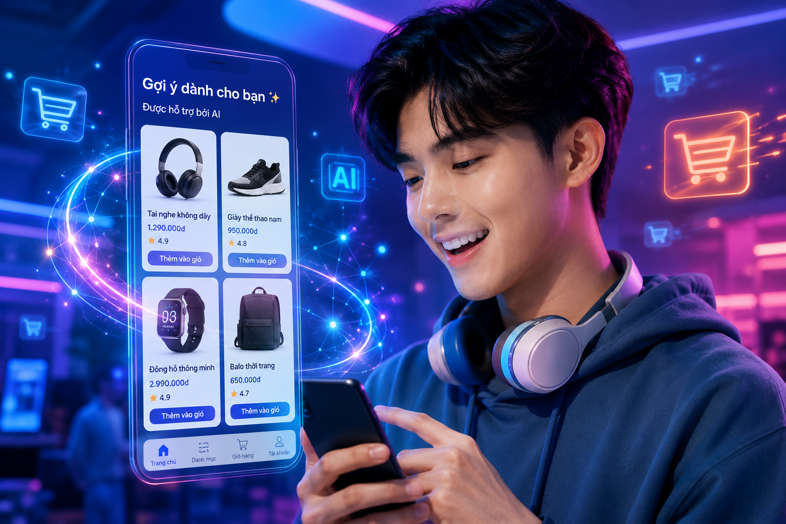 AI đang tái định hình xu hướng thương mại điện tử AI đang tái định hình xu hướng thương mại điện tử