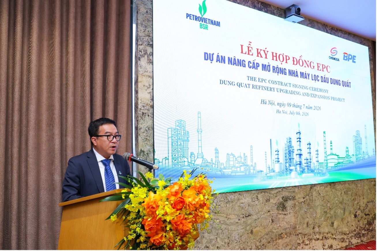 Dấu mốc mới của ngành lọc hóa dầu Ký kết Hợp đồng EPC và PMC Dự án mở rộng Nhà máy Lọc dầu Dung Quất