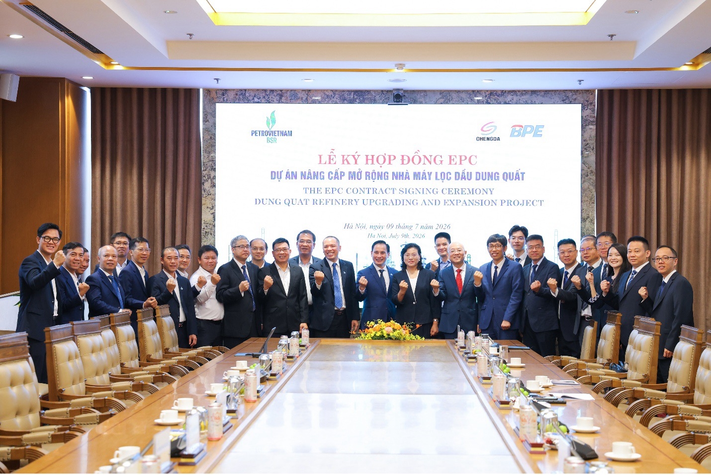 Dấu mốc mới của ngành lọc hóa dầu Ký kết Hợp đồng EPC và PMC Dự án mở rộng Nhà máy Lọc dầu Dung Quất