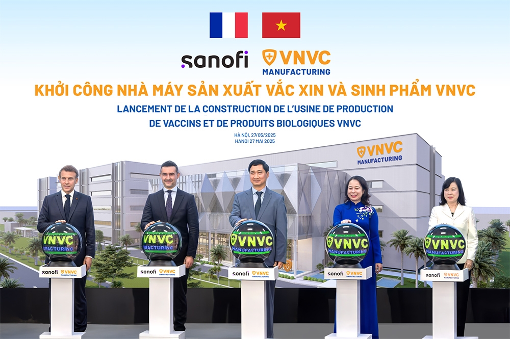 VNVC và Sanofi thúc đẩy sản xuất vắc xin thế hệ mới tại Việt Nam