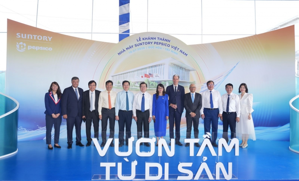 Suntory PepsiCo khánh thành nhà máy lớn nhất châu Á tại Tây Ninh Suntory PepsiCo khánh thành nhà máy lớn nhất châu Á tại Tây Ninh
