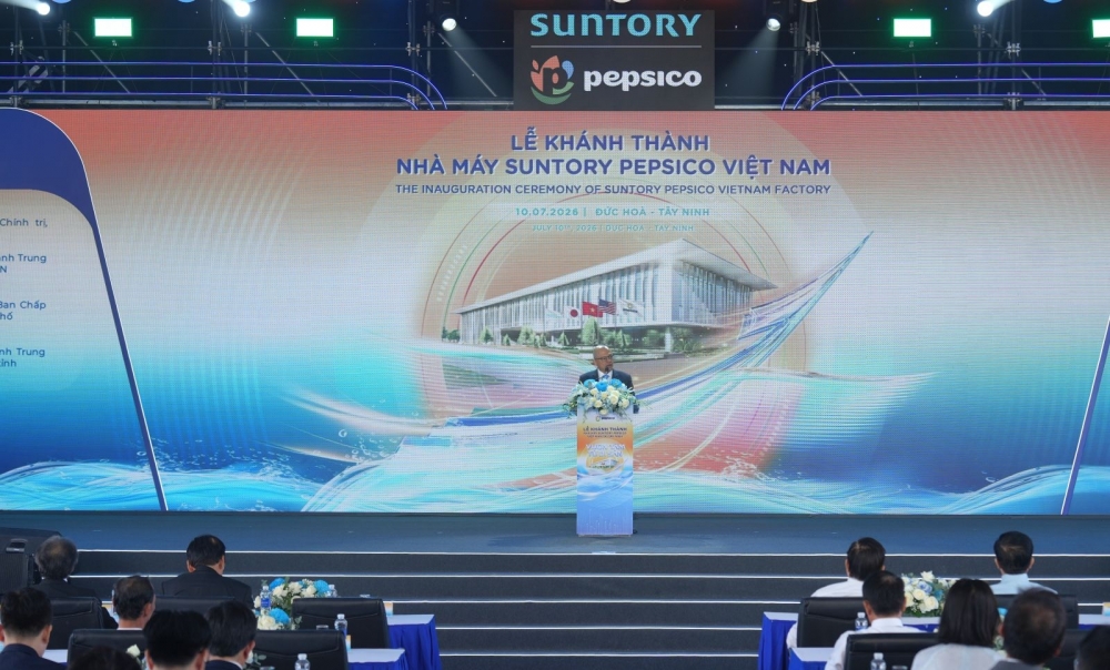 Suntory PepsiCo khánh thành nhà máy lớn nhất châu Á tại Tây Ninh Suntory PepsiCo khánh thành nhà máy lớn nhất châu Á tại Tây Ninh