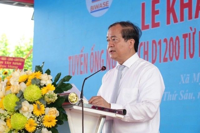 BIWASE Long An khánh thành tuyến ống truyền tải nước sạch dài 19,6 km, vốn đầu tư 791 tỷ đồng BIWASE Long An khánh thành tuyến ống truyền tải nước sạch dài 19,6 km, vốn đầu tư 791 tỷ đồng