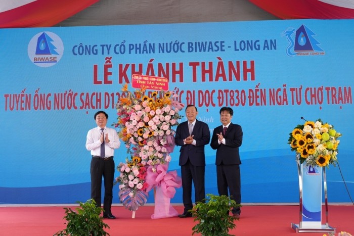 Tây Ninh: Khánh thành tuyến ống nước sạch D1200 gần 800 tỷ đồng