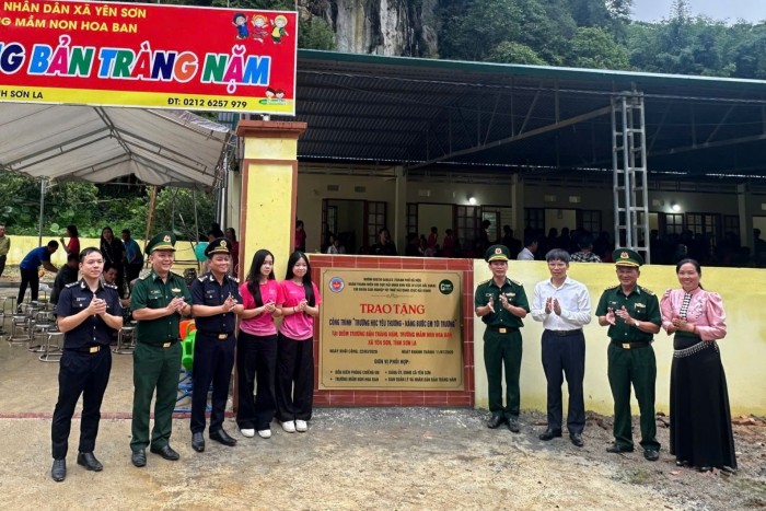 Thanh niên Hải quan chung tay xây dựng chuỗi công trình ở xã biên giới tỉnh Sơn La