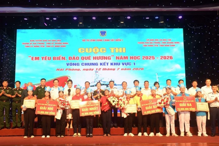 Sôi nổi Cuộc thi cấp khu vực “Em yêu biển đảo quê hương” tại TP Hải Phòng