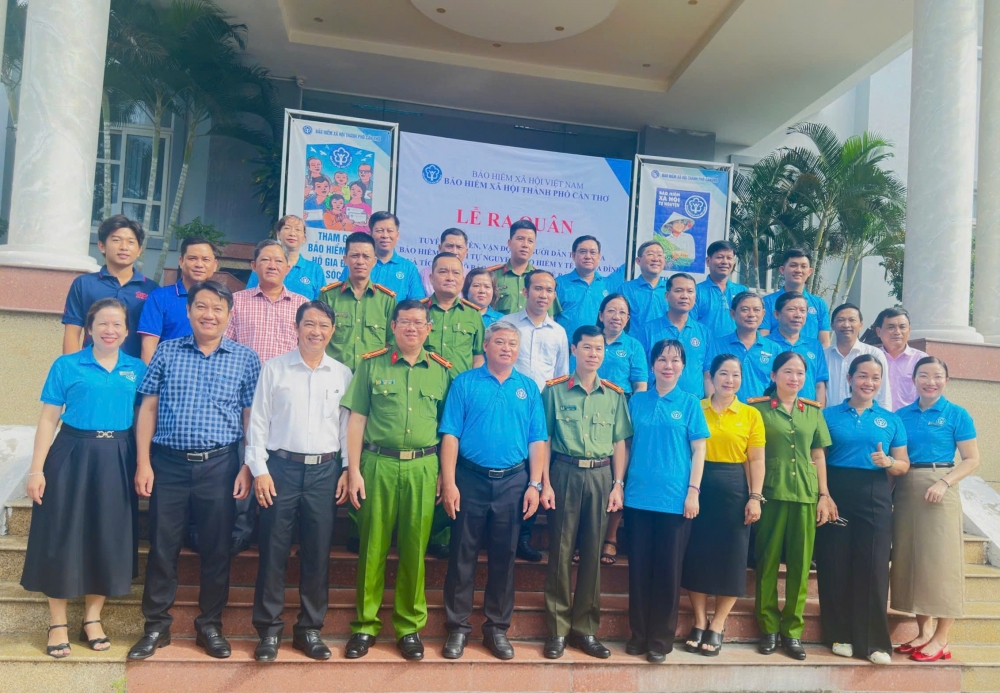 TP. Cần Thơ đồng loạt ra quân tuyên truyền, vận động người dân tham gia bảo hiểm xã hội, bảo hiểm y tế