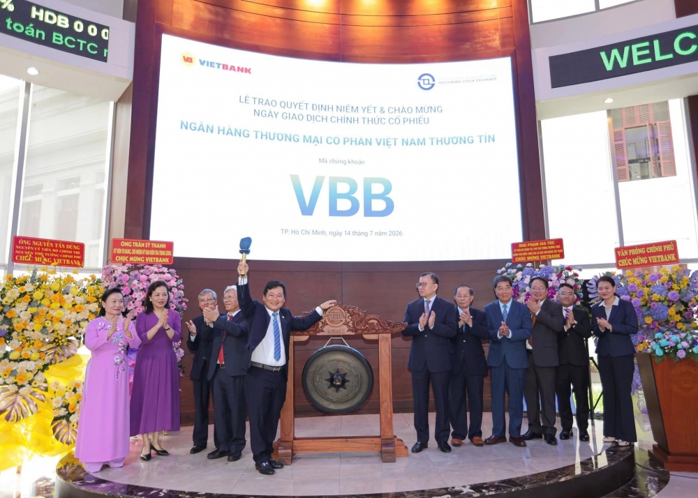 Cổ phiếu VBB của Ngân hàng Thương Tín chính thức giao dịch trên HoSE Cổ phiếu VBB của Ngân hàng Thương Tín chính thức giao dịch trên HoSE