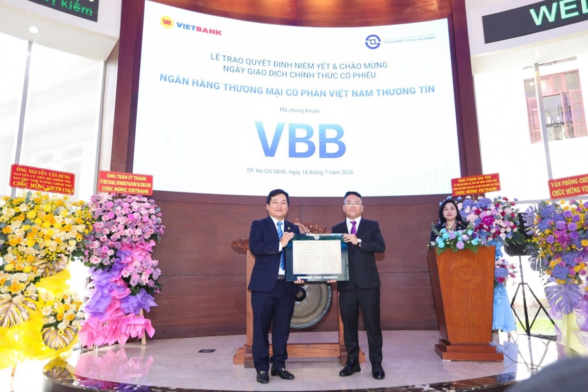 Cổ phiếu VBB của Ngân hàng Thương Tín chính thức giao dịch trên HoSE