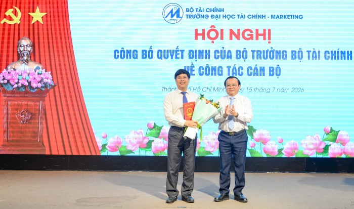 Kiện toàn Ban giám hiệu Trường Đại học Tài chính - Marketing