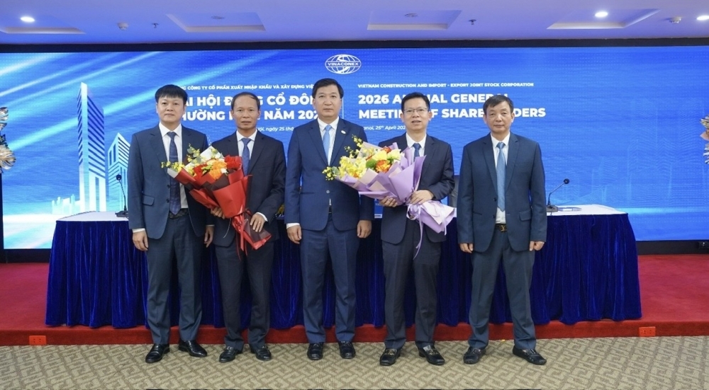 Vinaconex tổ chức thành công đại hội đồng cổ đông thường niên năm 2026 Vinaconex tổ chức thành công đại hội đồng cổ đông thường niên năm 2026