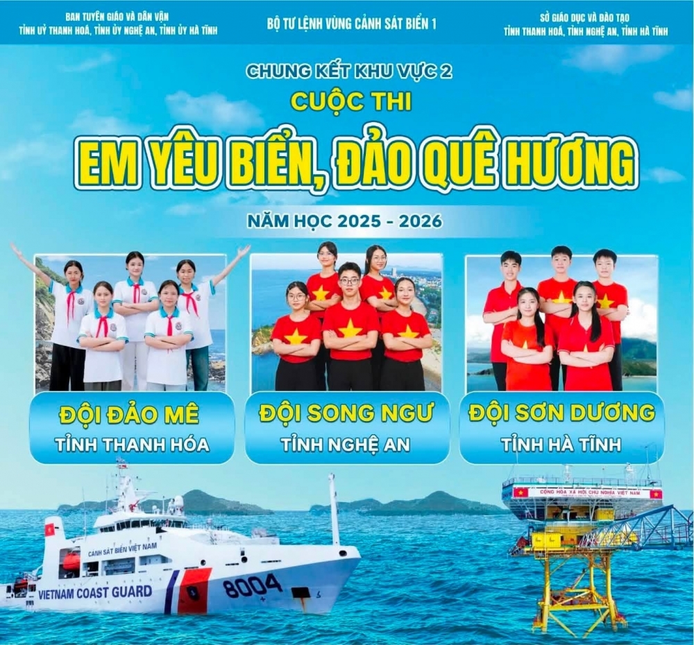 3 đội tham gia gồm: đội Đảo Mê (Thanh Hóa), đội Song Ngư (Nghệ An) và đội Sơn Dương (Hà Tĩnh).