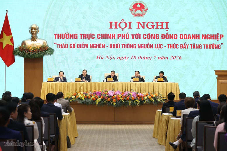 Tháo gỡ điểm nghẽn để doanh nghiệp bứt tốc, hiện thực hóa mục tiêu tăng trưởng hai con số Tháo gỡ điểm nghẽn để doanh nghiệp bứt tốc, hiện thực hóa mục tiêu tăng trưởng 2 con số