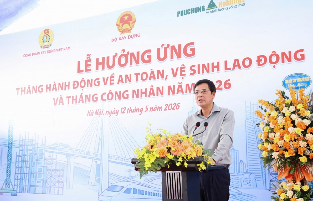 Vinaconex cùng ngành xây dựng hưởng ứng Tháng hành động về ATVSLĐ và Tháng Công nhân năm 2026 Vinaconex cùng ngành xây dựng hưởng ứng Tháng hành động về ATVSLĐ và Tháng Công nhân năm 2026