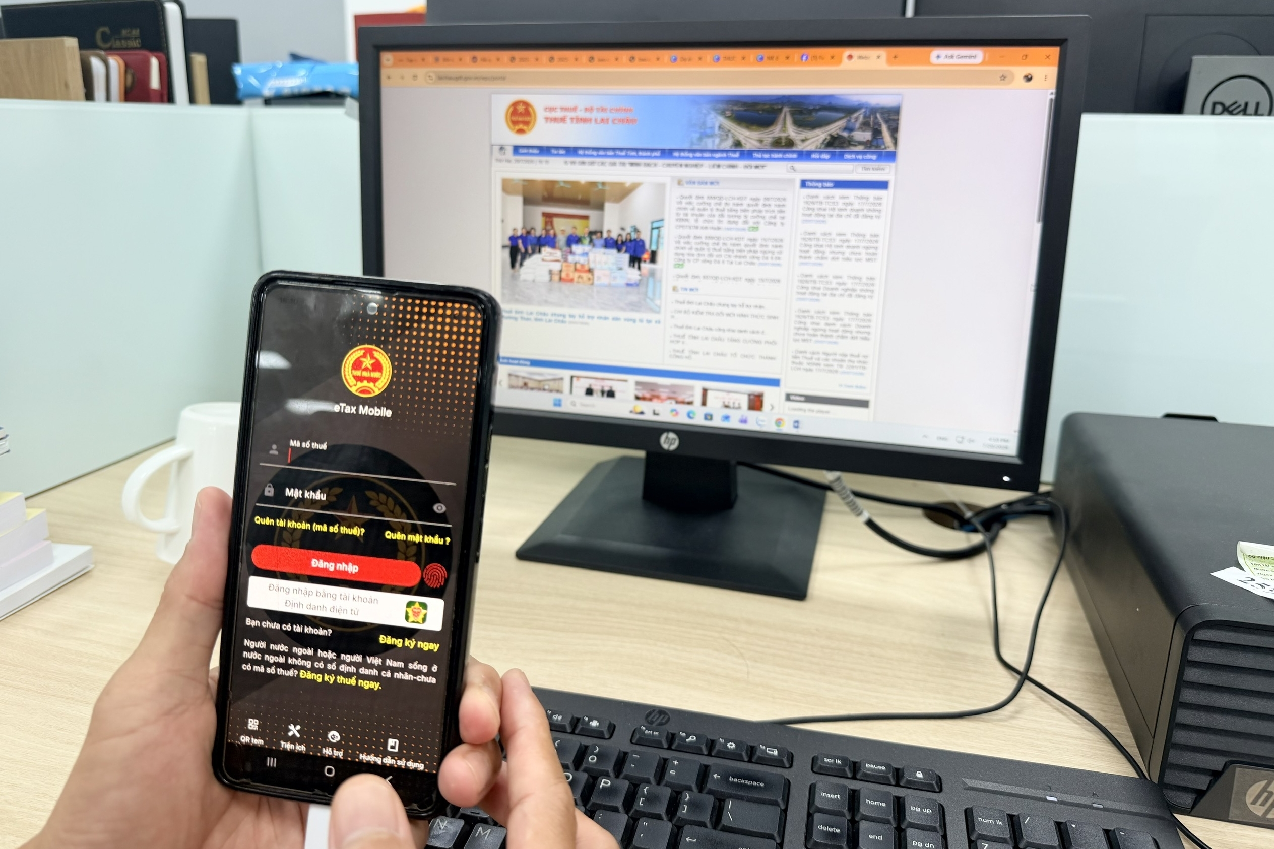 Lai Châu: 92% hộ kinh doanh đang hoạt động đã sử dụng eTax Mobile