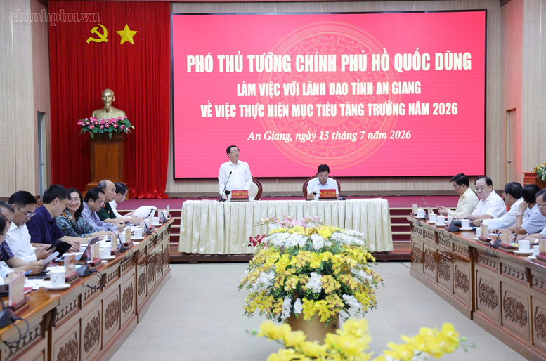 Phó Thủ tướng Hồ Quốc Dũng: An Giang và Cà Mau phải tạo đột phá để hoàn thành mục tiêu tăng trưởng năm 2026 Phó Thủ tướng Hồ Quốc Dũng: An Giang và Cà Mau phải tạo đột phá để hoàn thành mục tiêu tăng trưởng năm 2026
