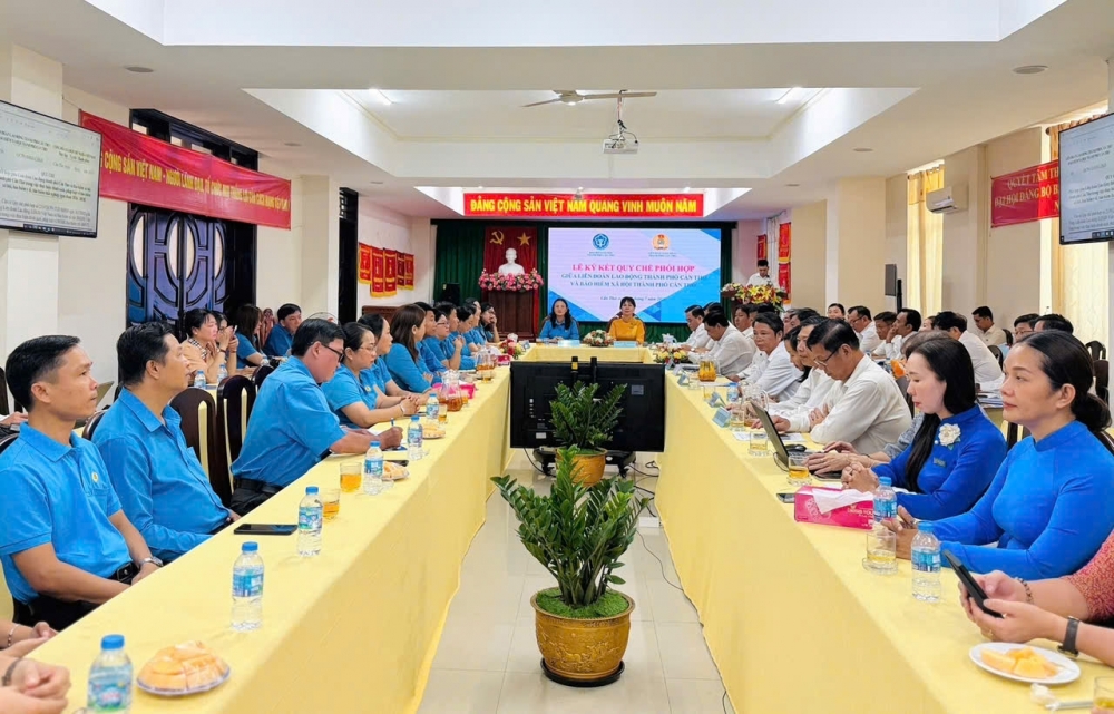 Bảo hiểm xã hội và Liên đoàn Lao động TP. Cần Thơ tăng cường phối hợp bảo vệ quyền lợi người lao động