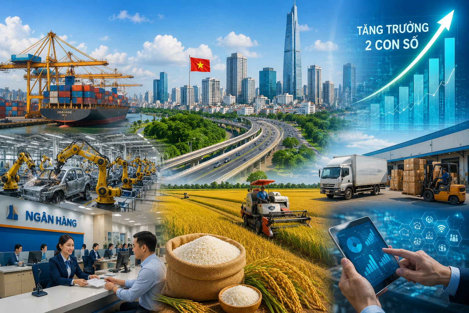 Tăng trưởng 2 con số: Khi Việt Nam đổi tư duy phát triển