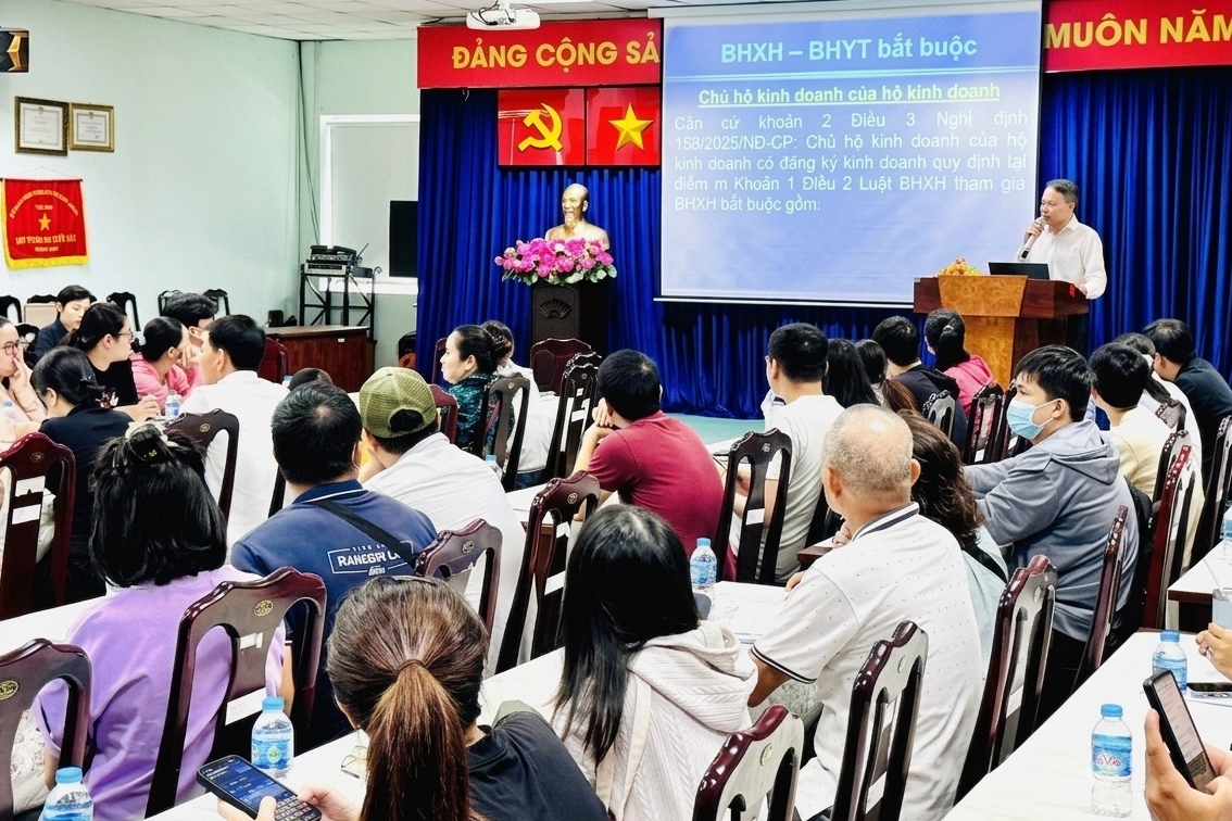 Hướng dẫn mới về tham gia bảo hiểm xã hội với chủ hộ kinh doanh ở TP. Hồ Chí Minh
