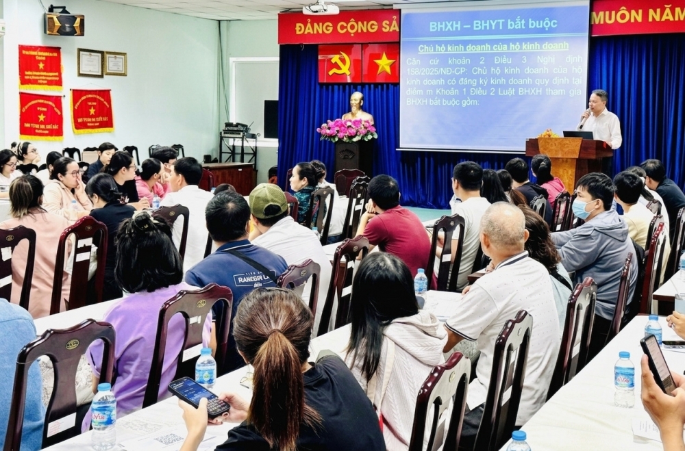 Hướng dẫn mới về tham gia bảo hiểm xã hội với chủ hộ kinh doanh ở TP. Hồ Chí Minh