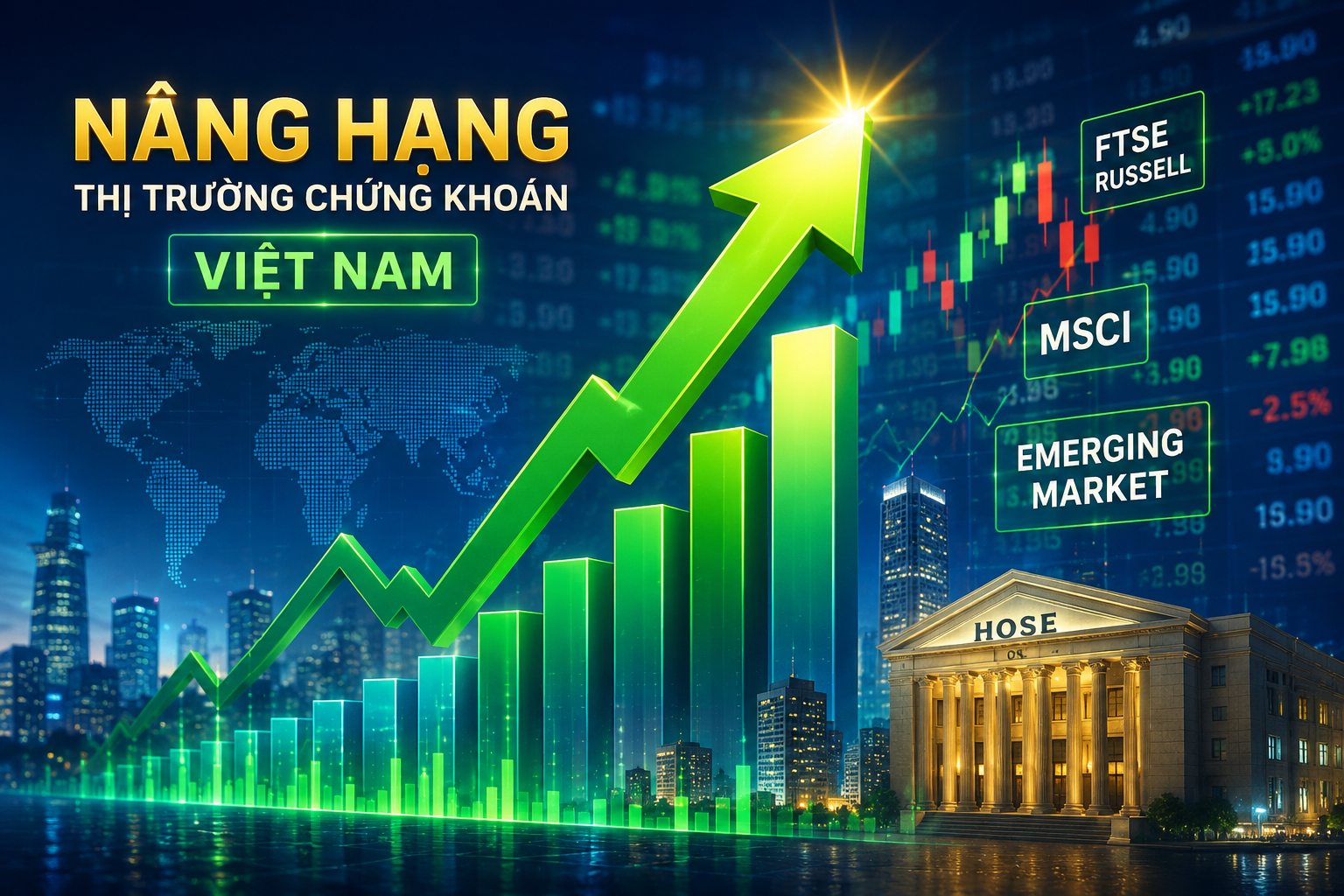 Nâng hạng thị trường có đủ sức đảo chiều dòng vốn ngoại? Nâng hạng thị trường có đủ sức đảo chiều dòng vốn ngoại?