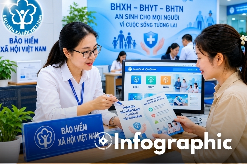 INFOGRAPHIC: 7 nhiệm vụ Bộ trưởng Bộ Tài chính giao Bảo hiểm xã hội Việt Nam