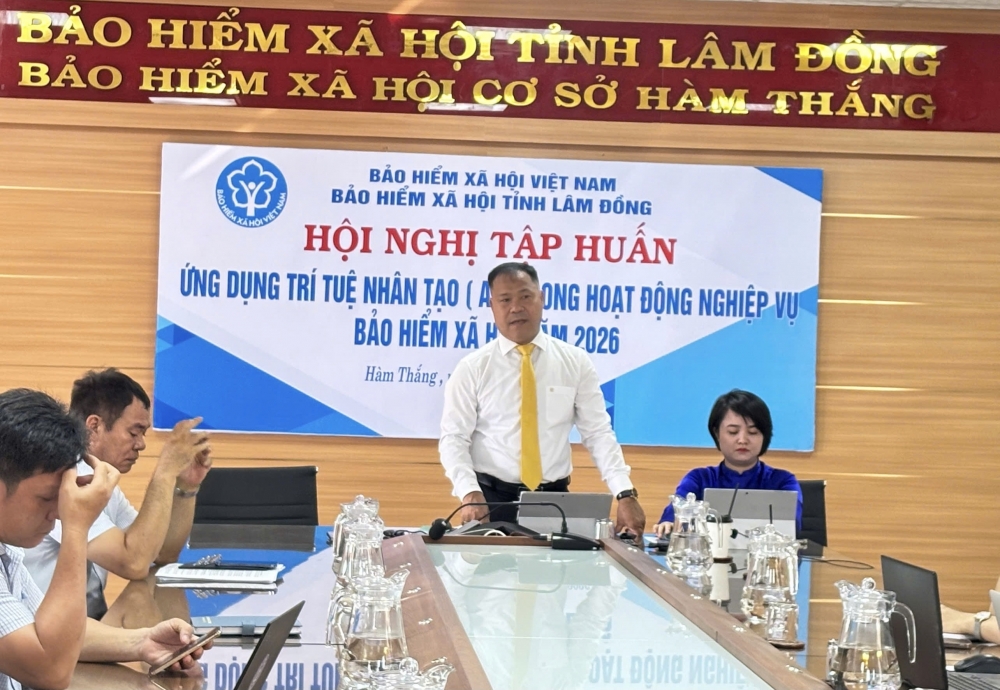 Bảo hiểm xã hội tỉnh Lâm Đồng: Tập huấn ứng dụng AI vào hoạt động nghiệp vụ