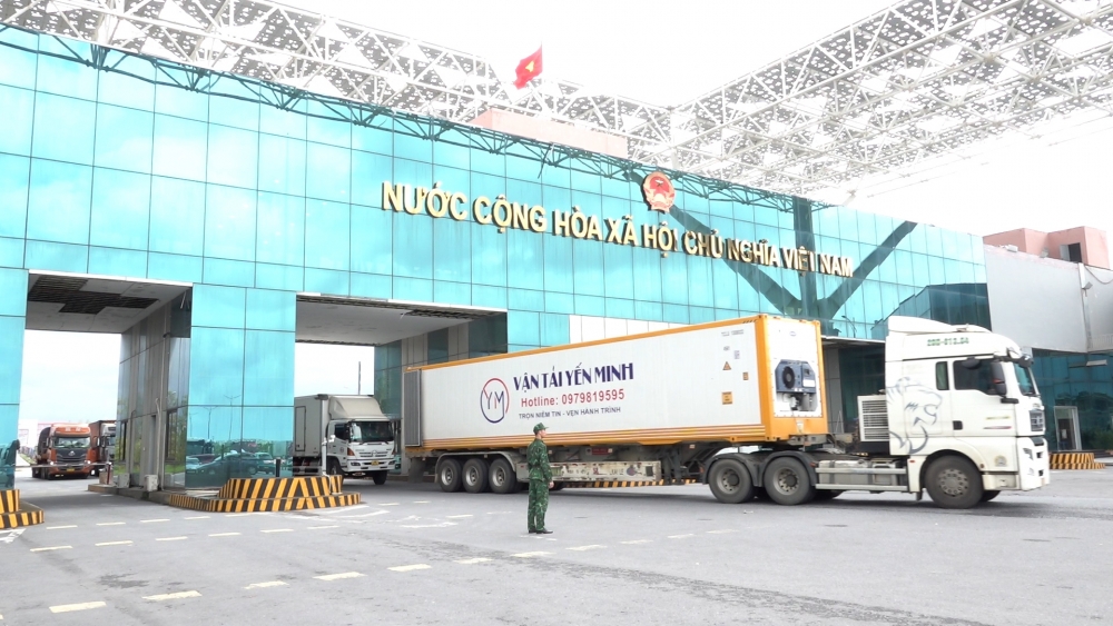 Hải quan cửa khẩu quốc tế Móng Cái giải quyết 13.129 tờ khai vào cuối tuần