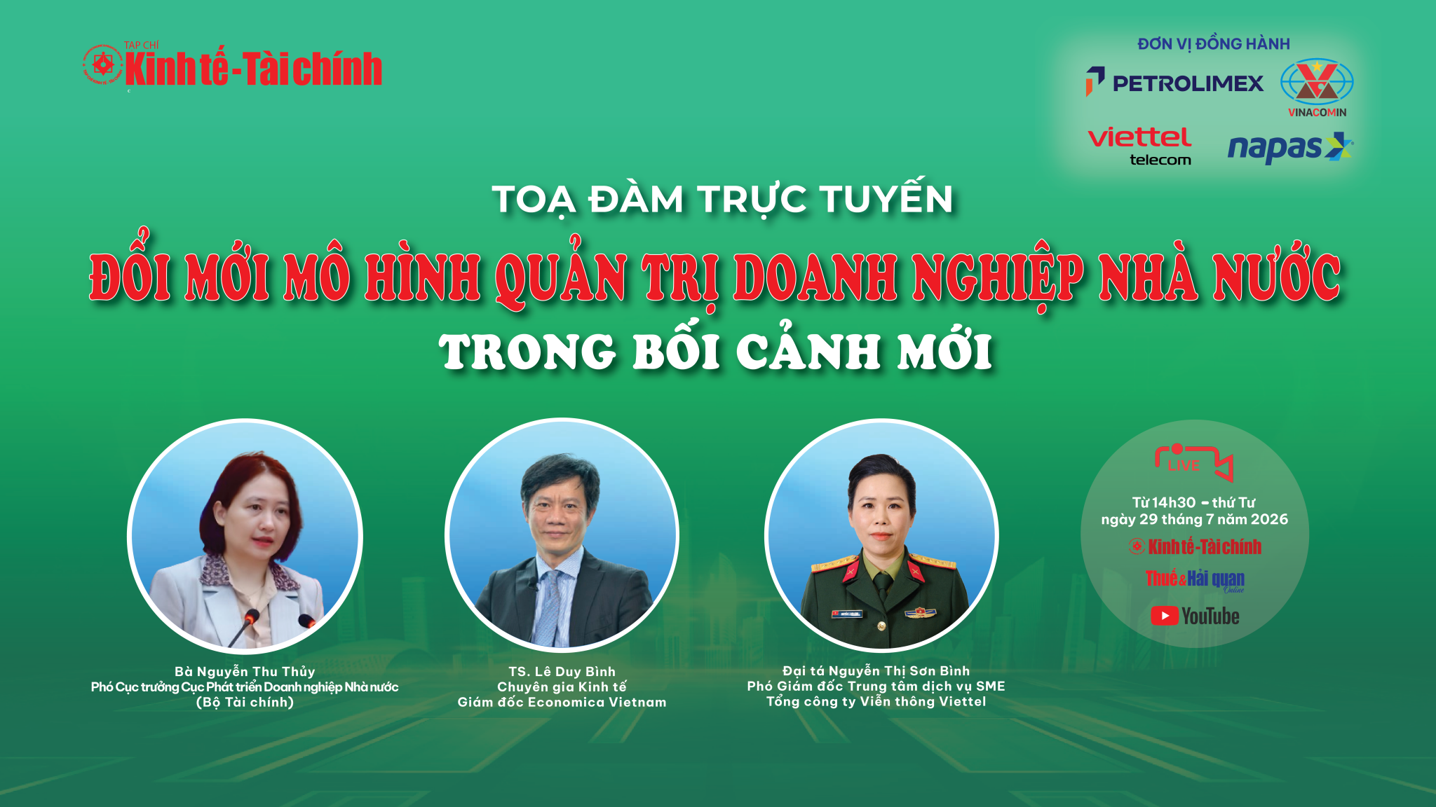 Lời cảm ơn của Ban tổ chức Tọa đàm trực tuyến Lời cảm ơn của Ban tổ chức Tọa đàm trực tuyến