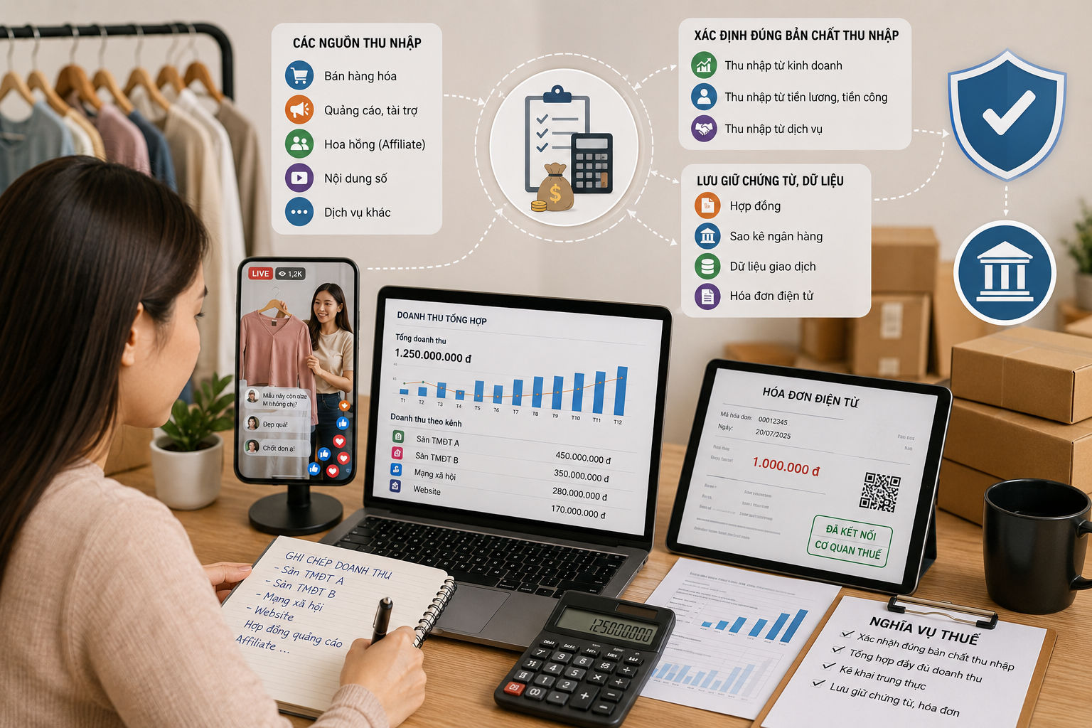 Kinh doanh online và bài toán thuế: Hiểu đúng để hạn chế tối đa rủi ro