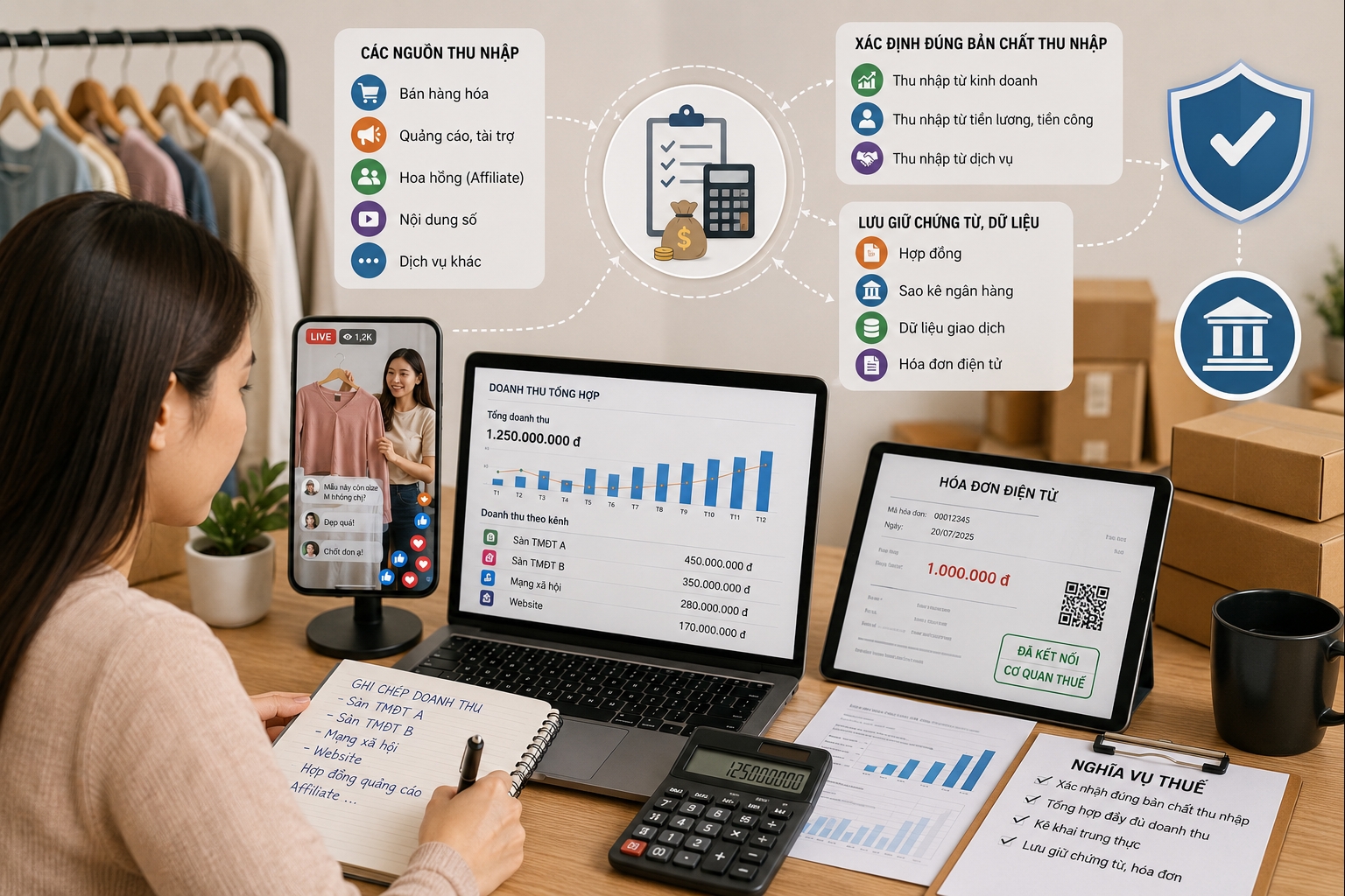 Kinh doanh online và bài toán thuế: Hiểu đúng để hạn chế tối đa rủi ro
