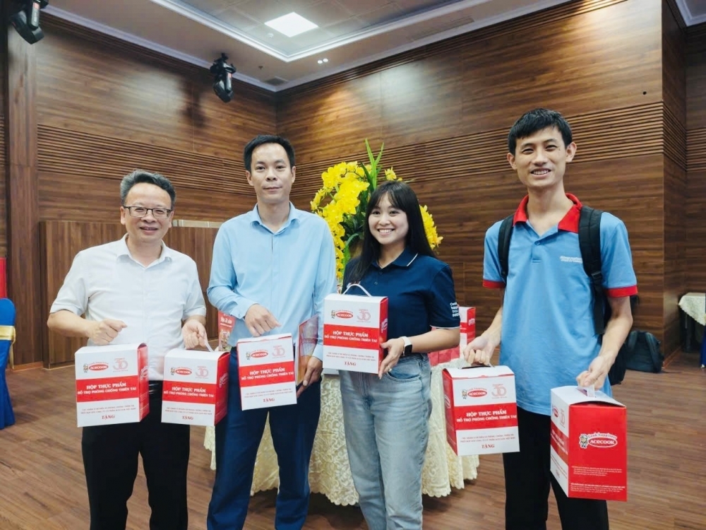 Acecook Việt Nam chung tay xây dựng cộng đồng chủ động trước thiên tai