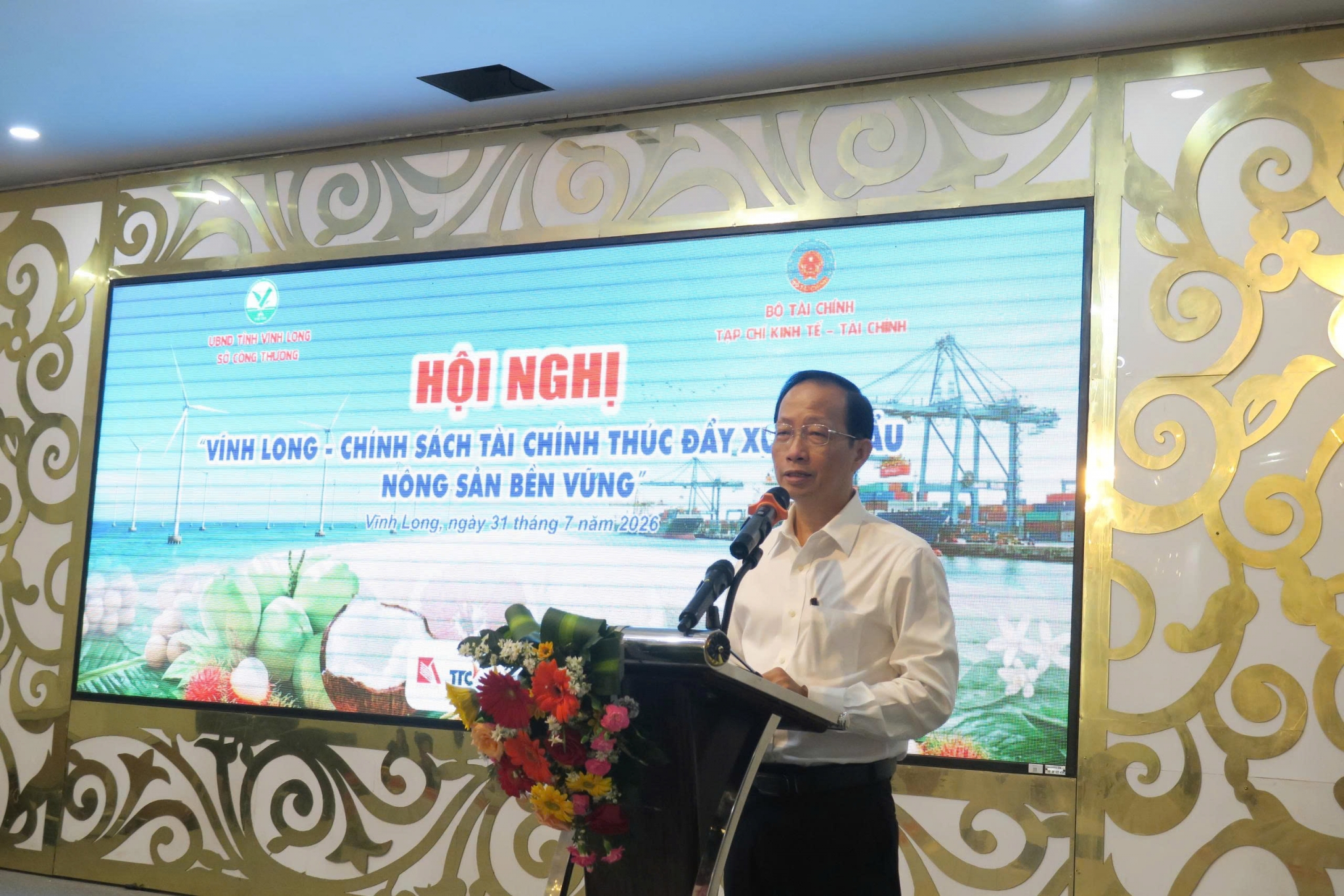 Bộ Tài chính đồng hành cùng Vĩnh Long Vĩnh Long tìm giải pháp mạnh mẽ thúc đẩy xuất khẩu nông sản bền vững
