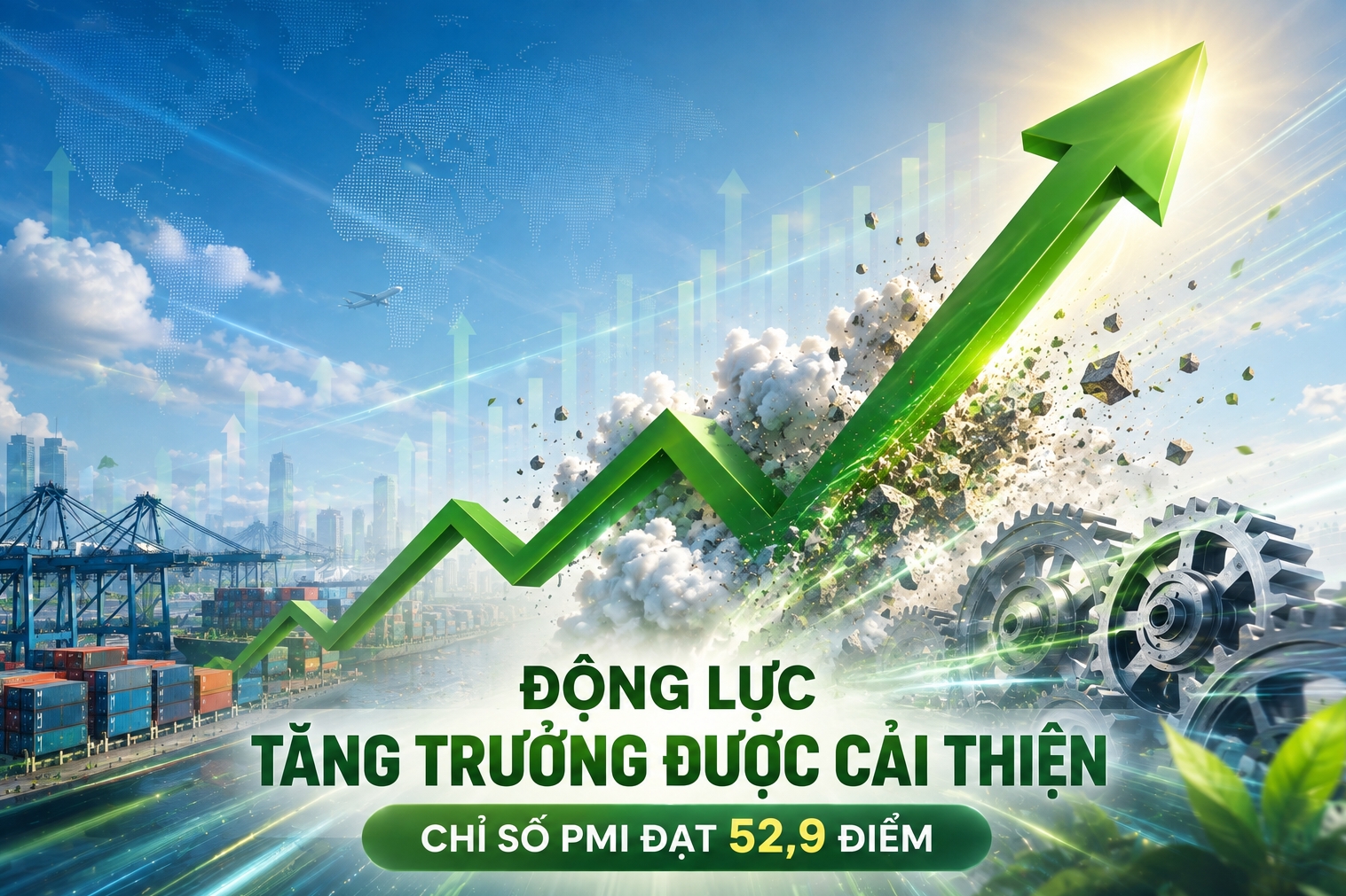 Động lực tăng trưởng cải thiện, chỉ số PMI ngành sản xuất tháng 7 đạt 52,9 điểm
