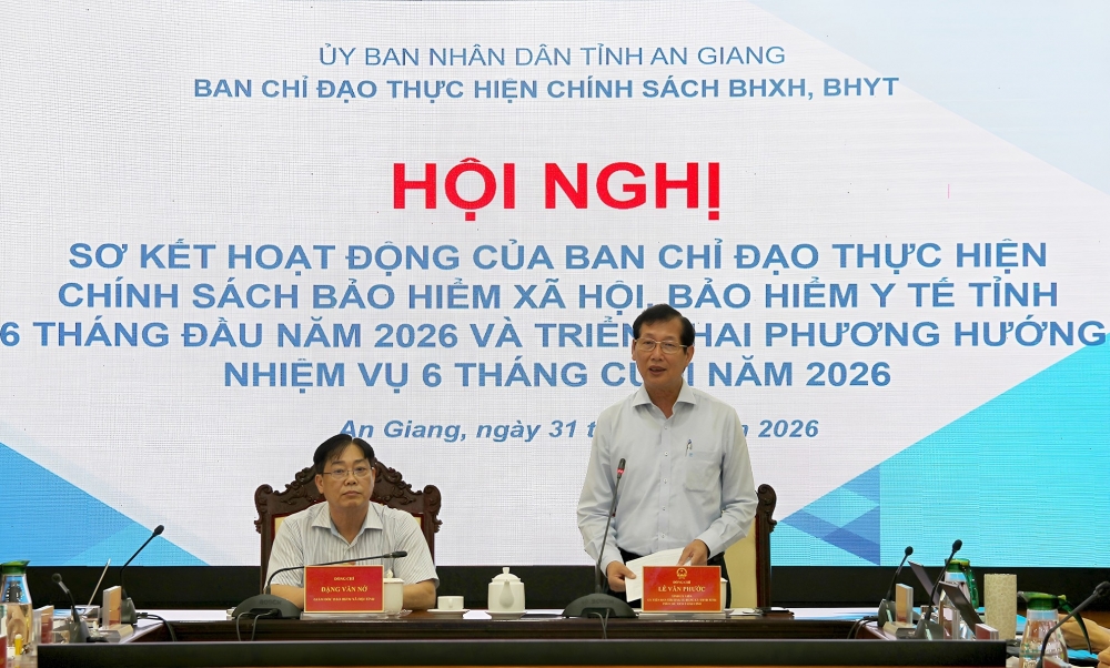 Chỉ đạo loạt nhiệm vụ mới trong phát triển bảo hiểm xã hội, bảo hiểm y tế ở An Giang