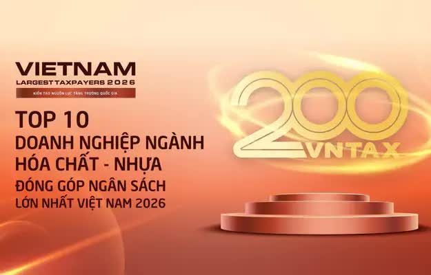 Vinachem giữ vững vị trí dẫn đầu Top 10 doanh nghiệp hóa chất – nhựa nộp ngân sách lớn nhất Việt Nam năm 2025