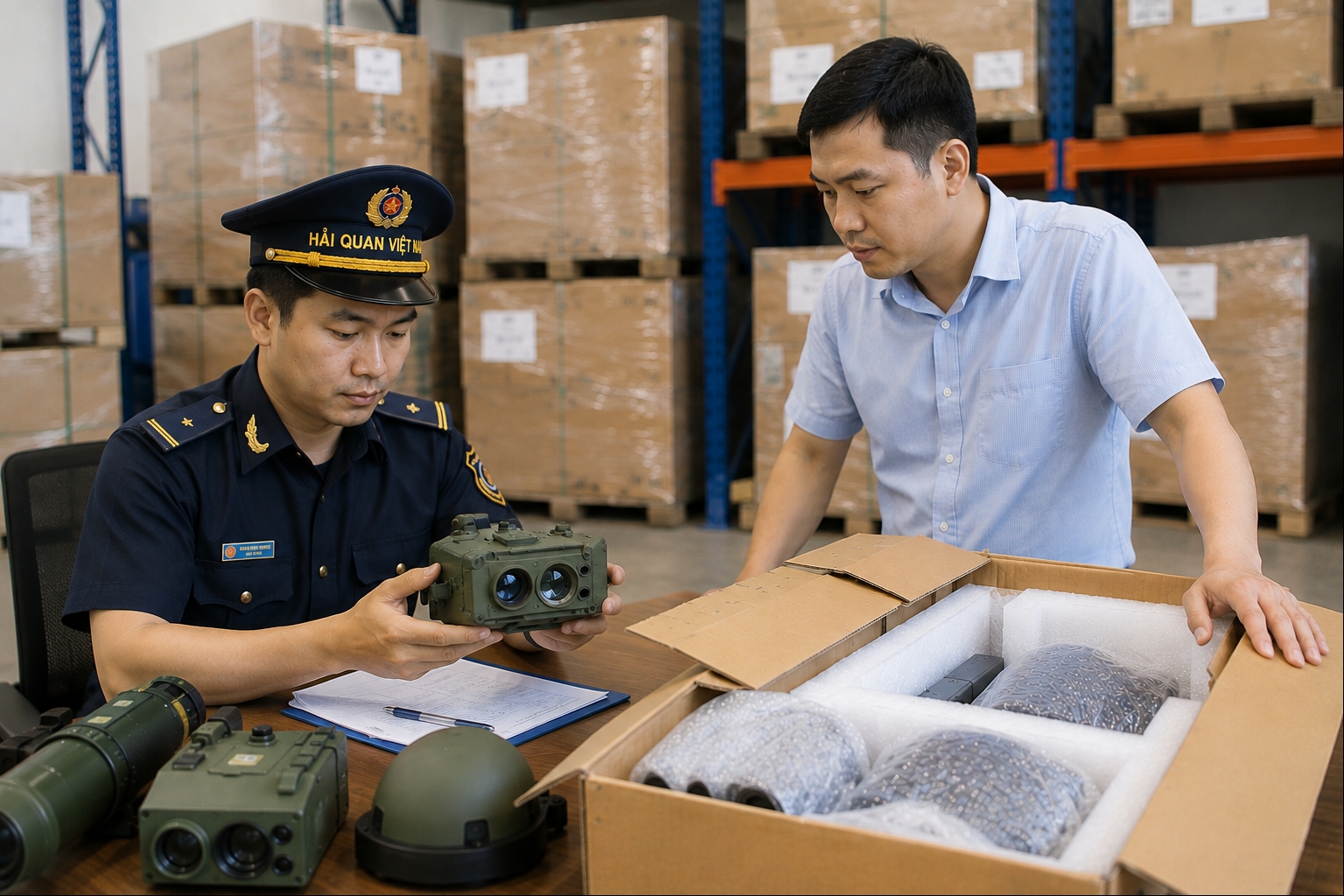 Lưu ý khi xác định mã HS hàng hóa phục vụ an ninh