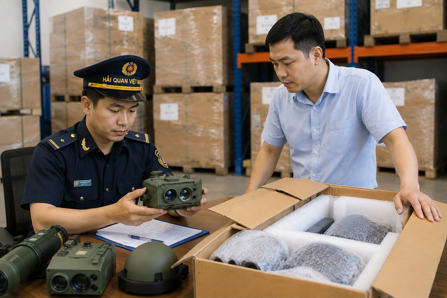 Lưu ý khi xác định mã HS hàng hóa phục vụ an ninh